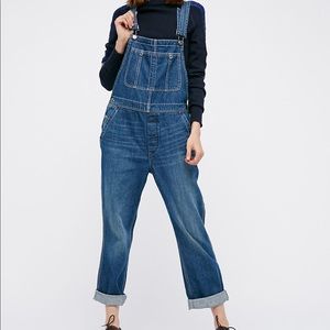 NWT Free People “the Boyfriend Overall” Size 30